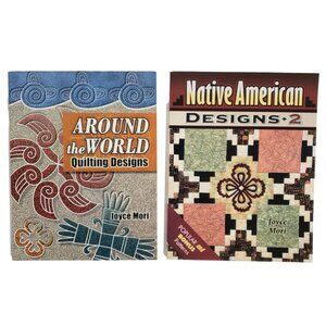 Native American Design Two Books for Quilting and Other Crafts, Brand New